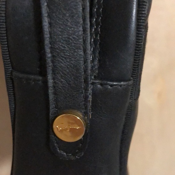 Vintage Salvatore Ferragamo black shoulder bag small - Picture 9 of 11